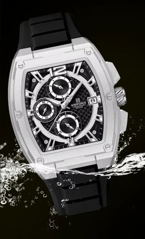 Relógio Masculino Cronógrafo Prata Force Air