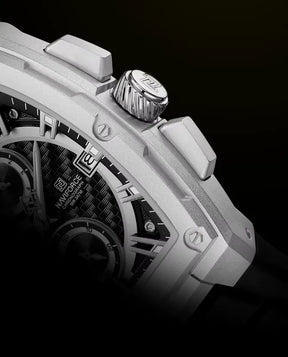 Relógio Masculino Cronógrafo Prata Force Air