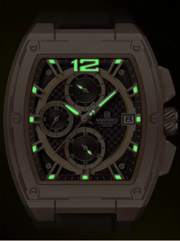 Relógio Masculino Cronógrafo Marrom Force Air3