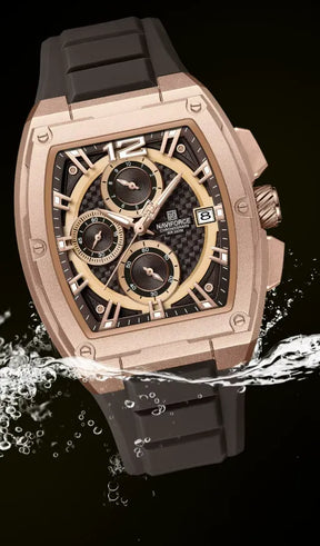 Relógio Masculino Cronógrafo Marrom Force Air2