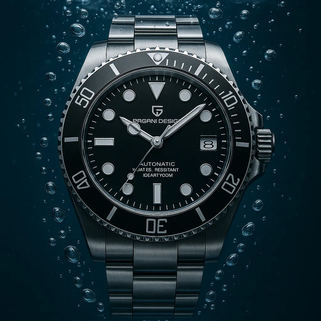 Relógio Automático Preto Sub Date