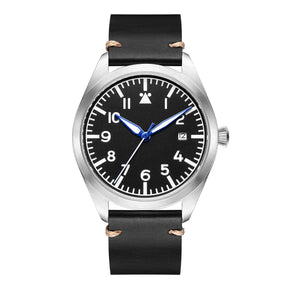 Relógio Militar Automático Pilot Air Preto