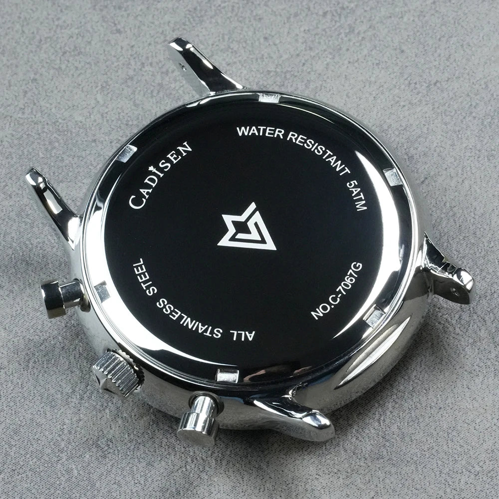 Relógio Cronógrafo Branco Seagull