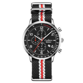 Relógio Cronógrafo Preto Seagull