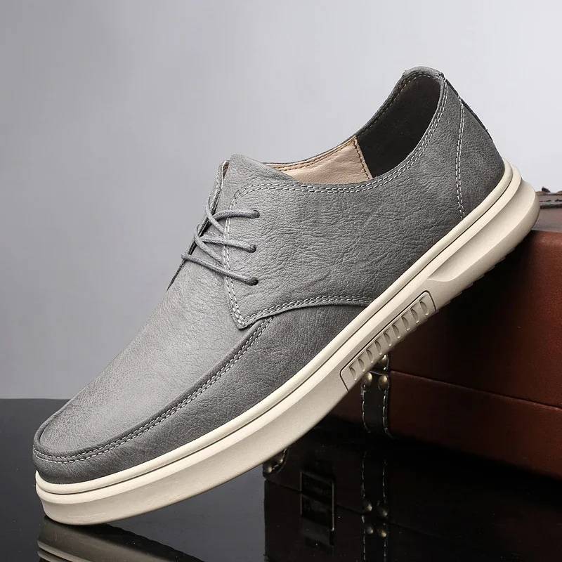 Sapato Casual Masculino Cinza 