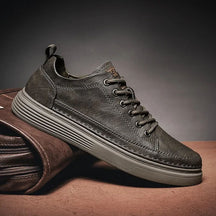 Sapato Masculino Casual Valenteo Ferrato Cáqui