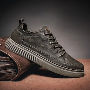 Sapato Masculino Casual Valenteo Ferrato Cáqui