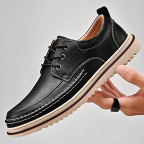Sapato Masculino Preto de Couro Valenteo