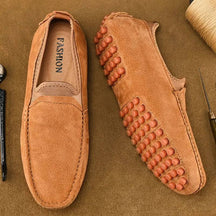 Sapato Cáqui Marrom Mocassim