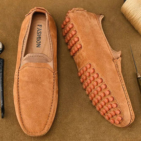 Sapato Cáqui Marrom Mocassim