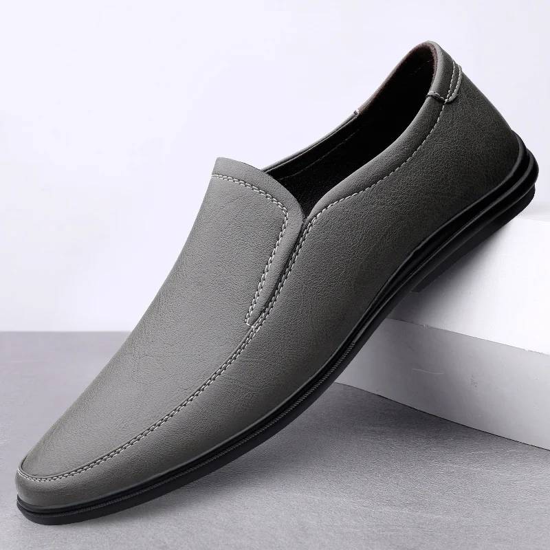 Sapato Mocassim Masculino Valenteo Savelli Cinza 