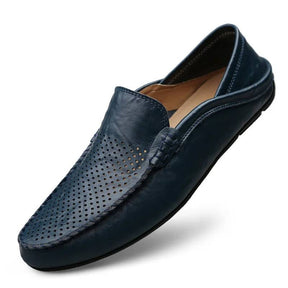 Sapato Mocassim Azul Escuro