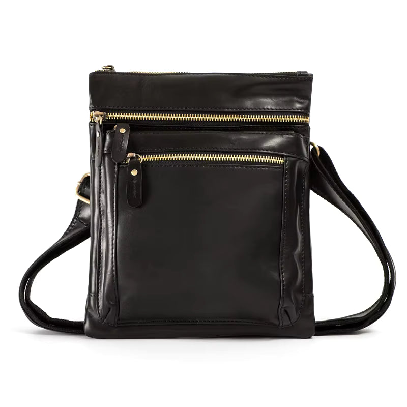 Shoulder Bag Masculina em Couro Legítimo Valenteo Vicenza