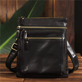 Shoulder Bag Masculina em Couro Legítimo Valenteo Vicenza