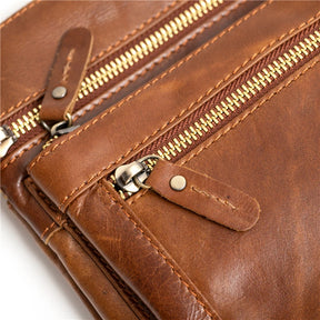 Shoulder Bag Masculina em Couro Legítimo Valenteo Vicenza