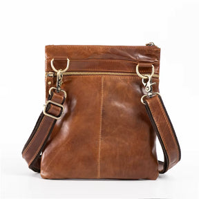 Shoulder Bag Masculina em Couro Legítimo Valenteo Vicenza