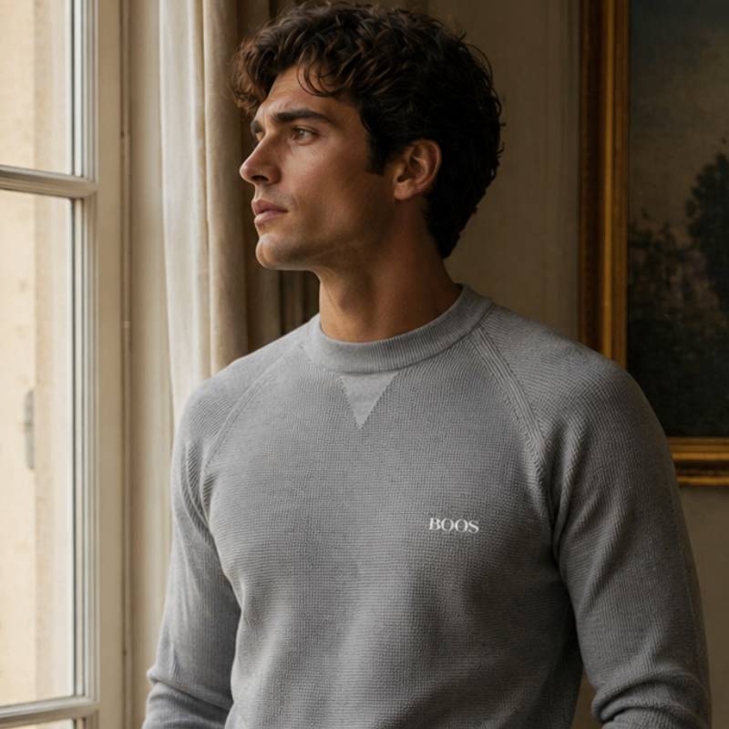 Suéter Masculino Valenteo Cinza