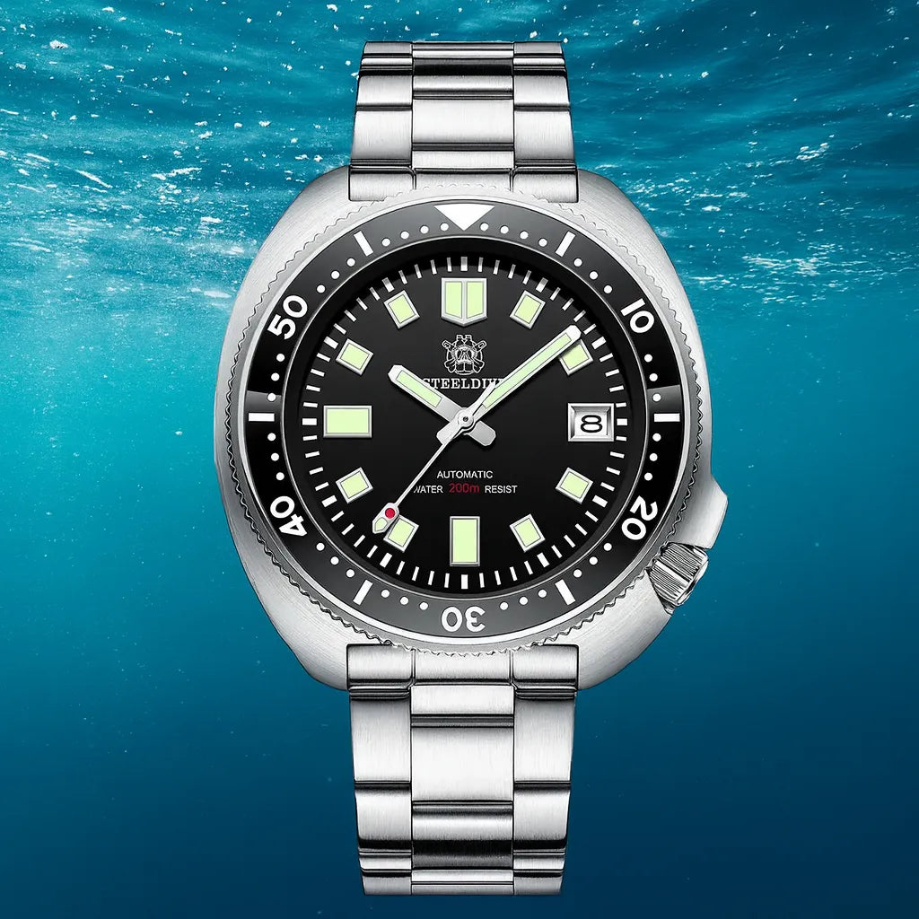 Relógio Automático Preto Sport Diving