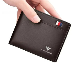 Carteira Masculina Valenteo Slim em Couro Marrom