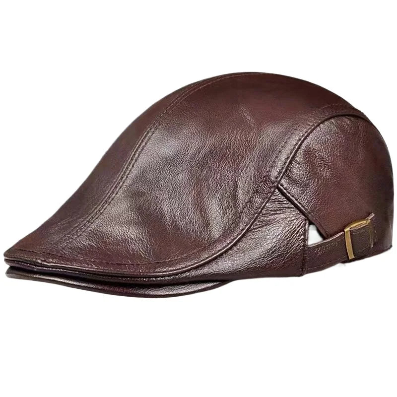 boina masculina couro valenteo urban marrom