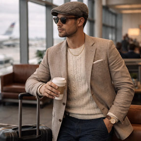 boina masculina estilo europeu clássico