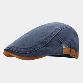 boina masculina respirável algodão cor azul