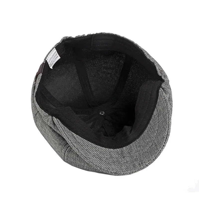 boina masculina respirável para o verão