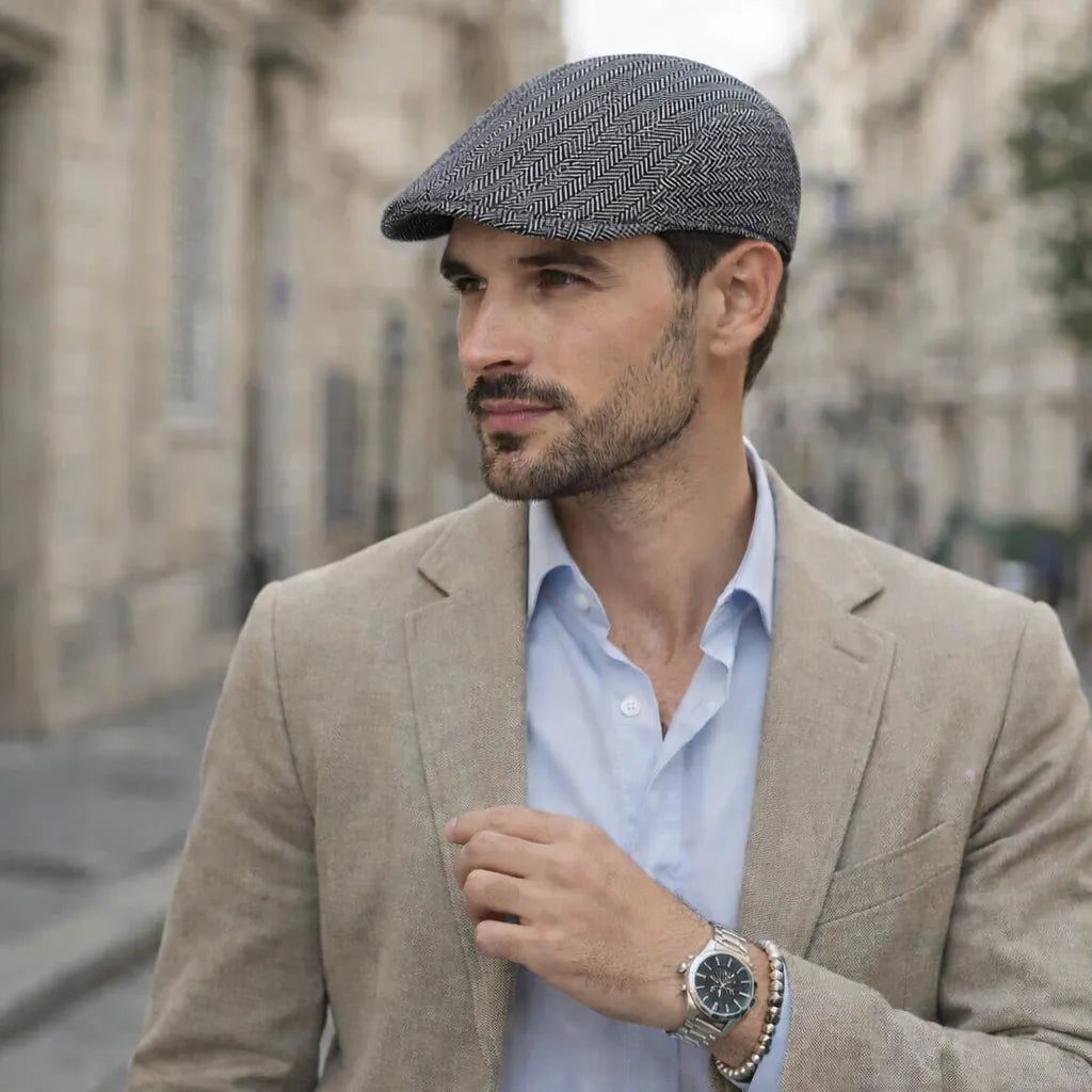 boina masculina para traje social e negócios