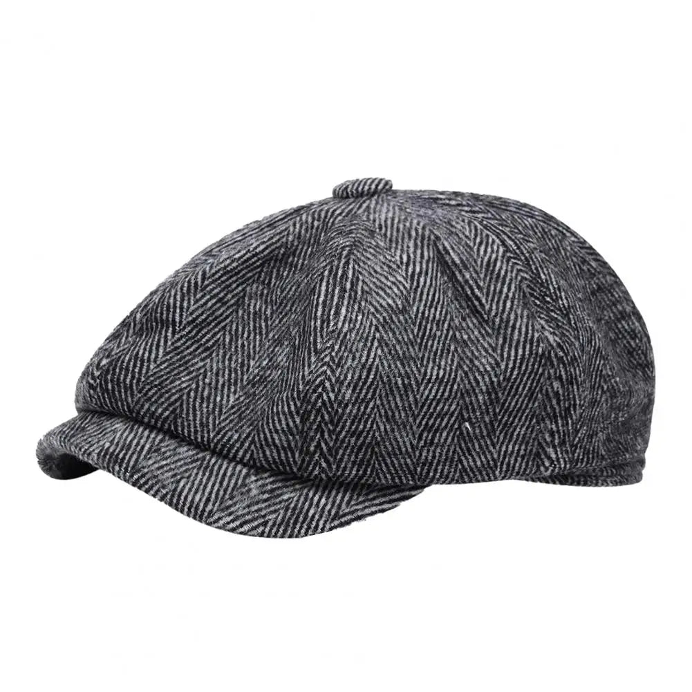 boina masculina valenteo duke cinza estilo newsboy