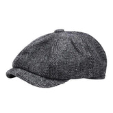 boina masculina valenteo duke cinza estilo newsboy