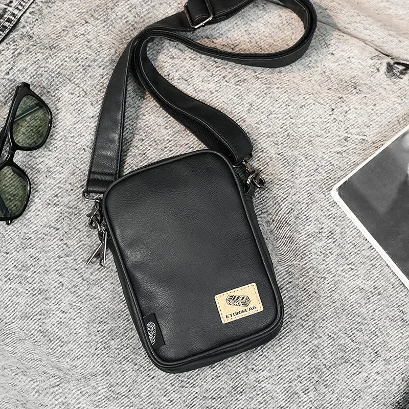 bolsa masculina com flap tamanho pequeno