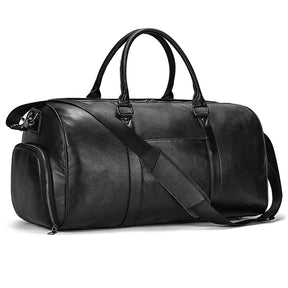 bolsa viagem couro legítimo masculina luxo
