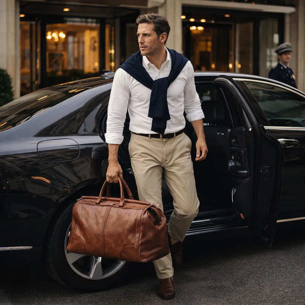 bolsa viagem estilo italiano premium valenteo