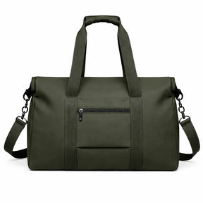 bolsa de viagem minimalista padrão pure color verde