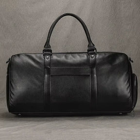 bolsa viagem resistente a água em couro bovino