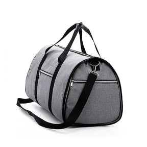 bolsa de viagem soft cinza masculina