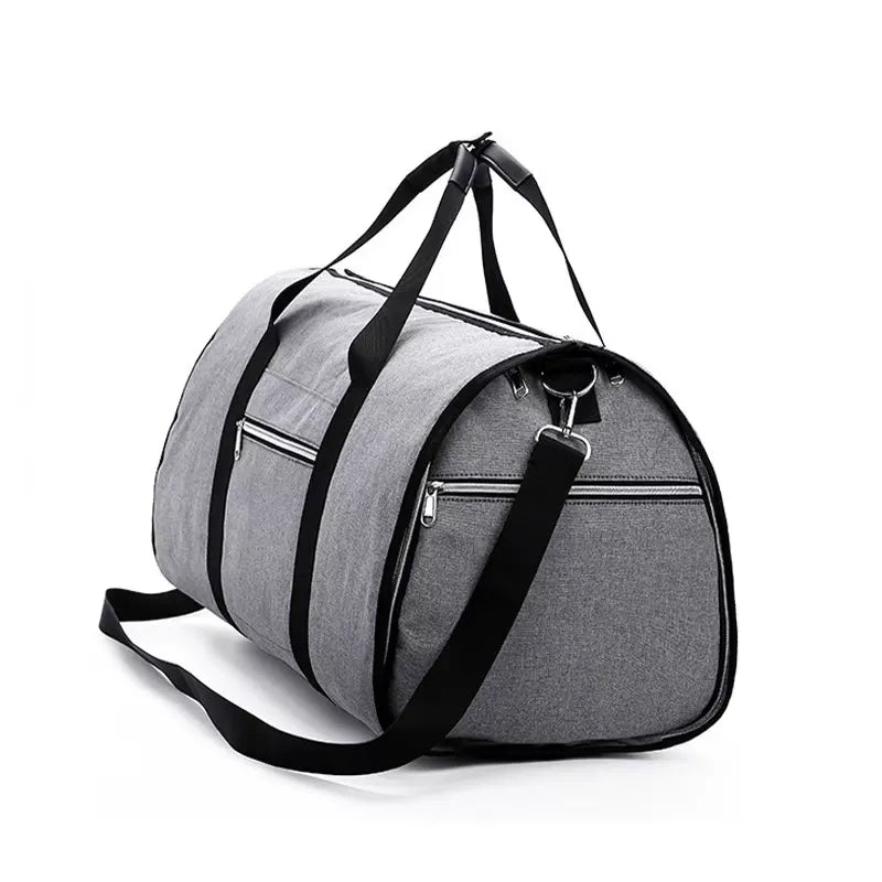 bolsa de viagem soft cinza masculina