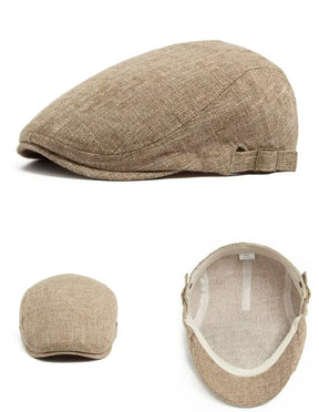 chapéu boina masculino casual respirável para o verão
