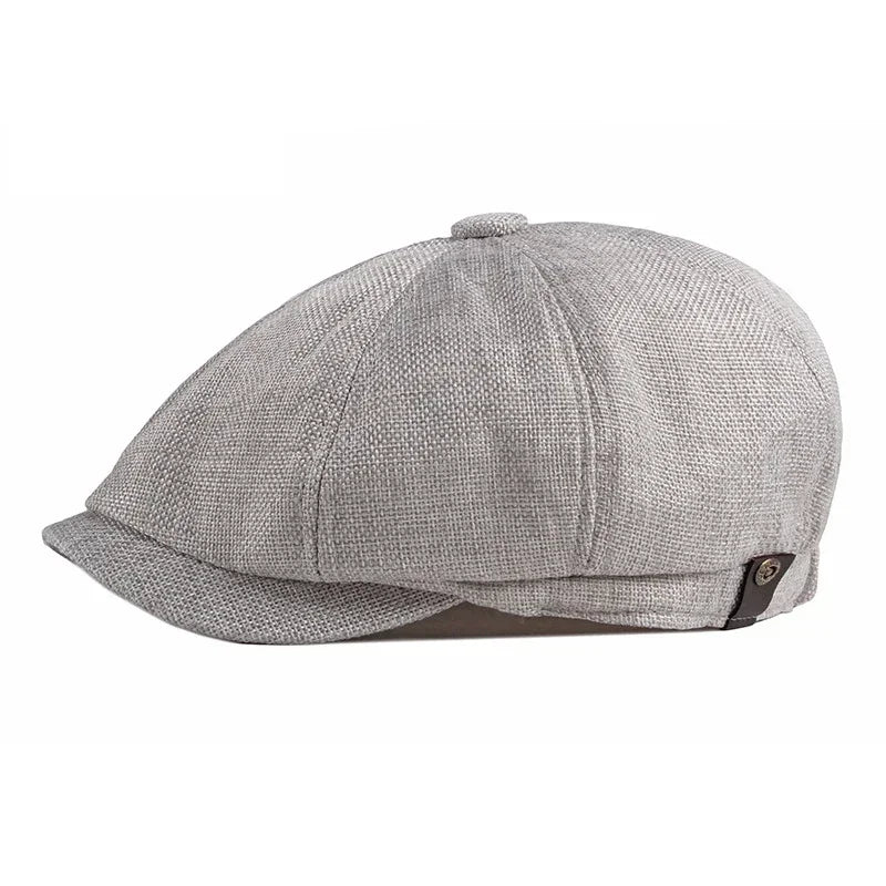 chapéu boina masculino leve para verão