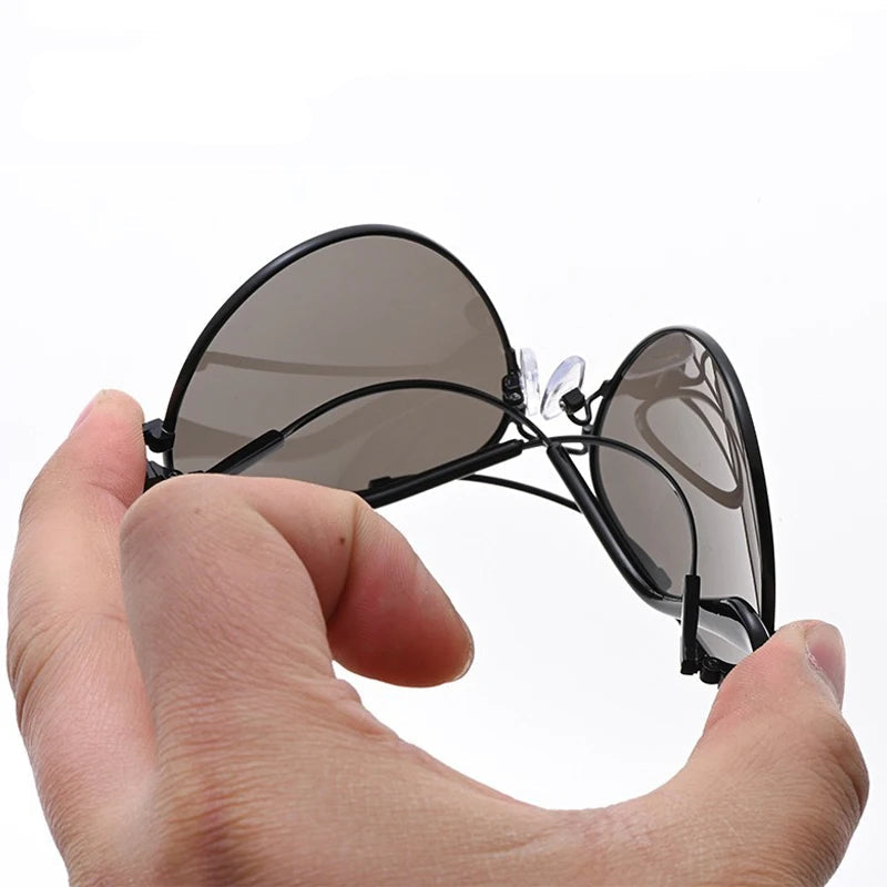 Óculos de Sol Masculino Valenteo Aviador Titanium