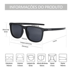 Óculos de Sol  Masculino Valenteo Florenza