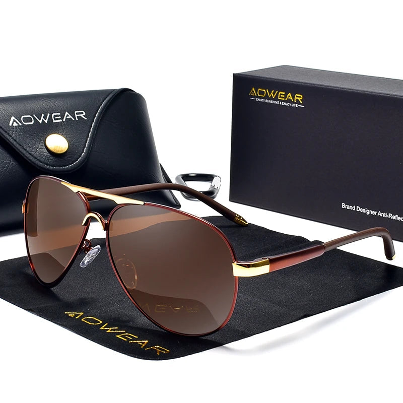 Óculos de sol Masculino Valenteo Aviador