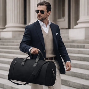 mala de mão masculina estilo executivo