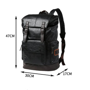 Infográfico com dimensões e capacidade da mochila Valenteo Bellagio