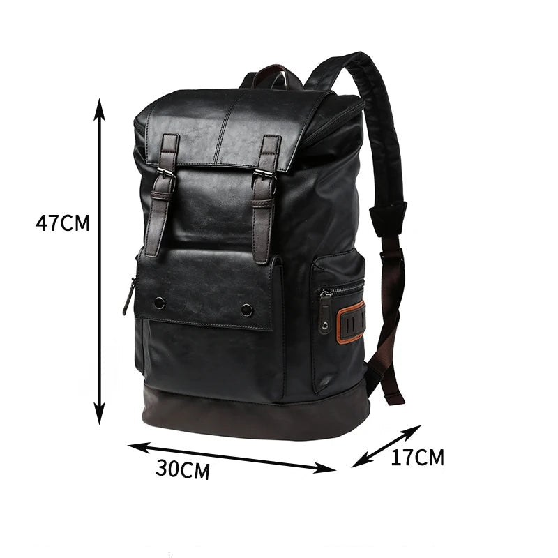 Infográfico com dimensões e capacidade da mochila Valenteo Bellagio