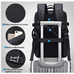 mochila estilo adventure executivo de luxo