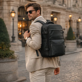 mochila executiva para nômade digital de luxo