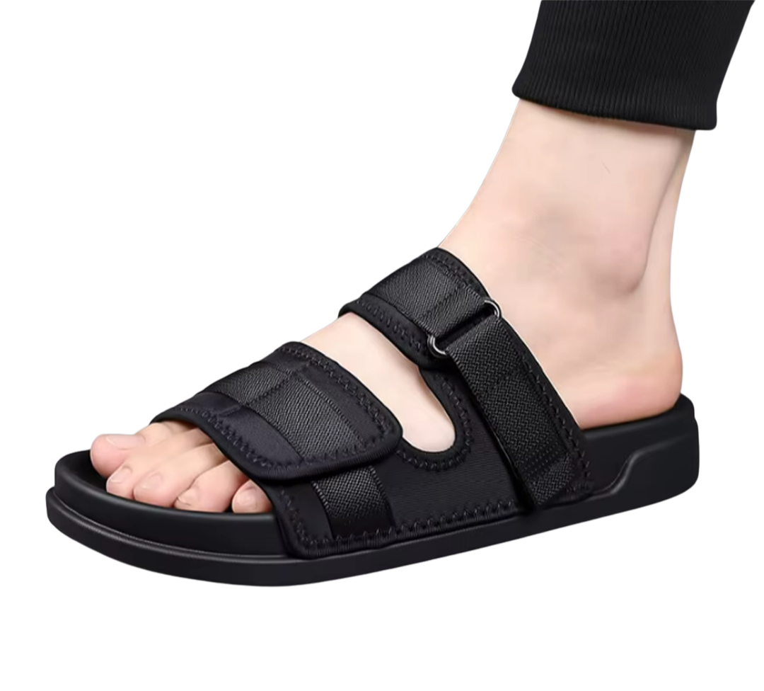 papete masculina antiderrapante sola tpu preta