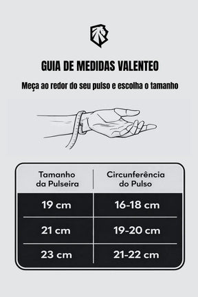 Pulseira Masculina Valenteo Stinger Preta