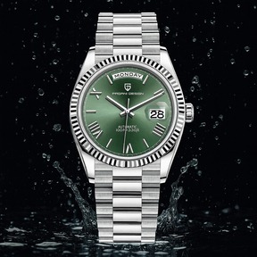 Relógio Automático Verde President Date